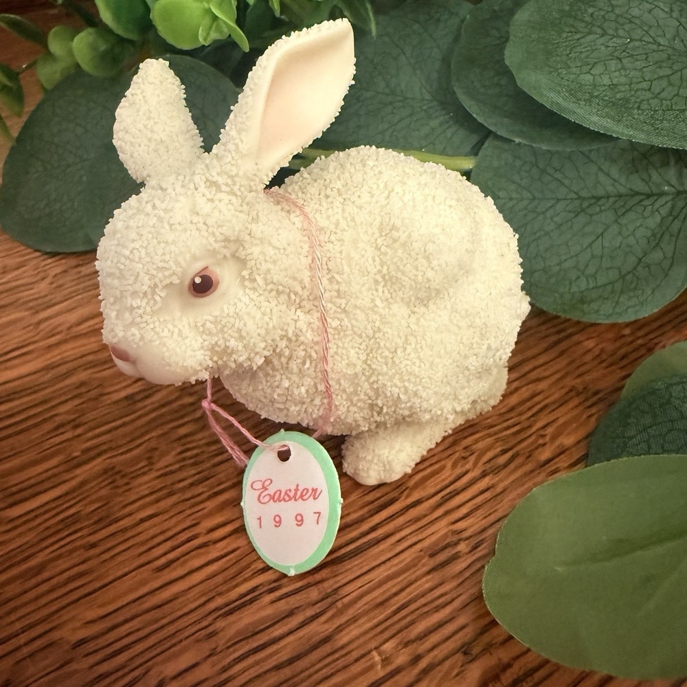 Department 56 Easter Bunny 1997‎ Vintage Spring Rabbit Figurine Tagged